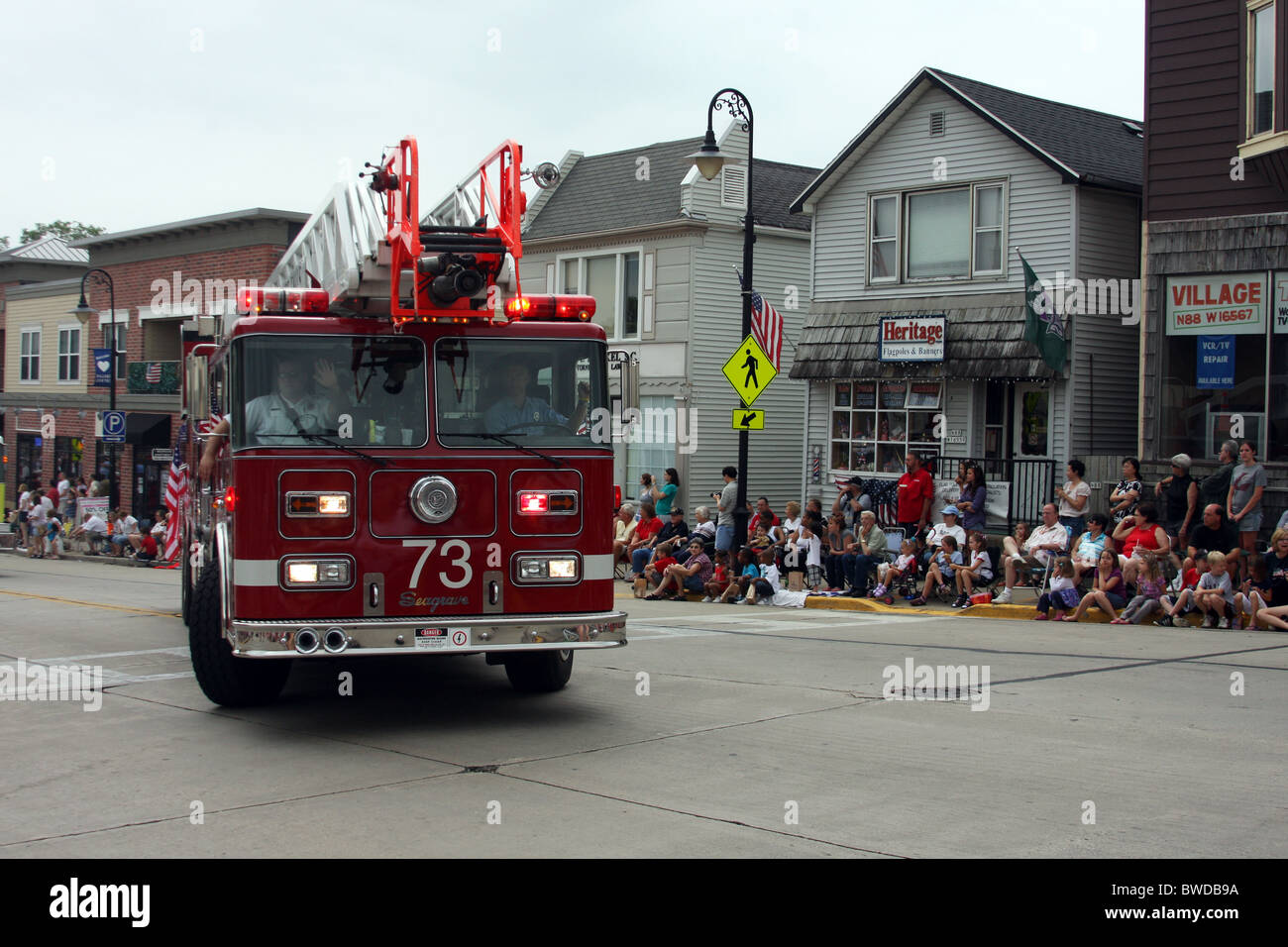 Menomonee Falls Memorial Day Parade Wisconsin Menomonee Falls Fire Department Stock Photo Alamy