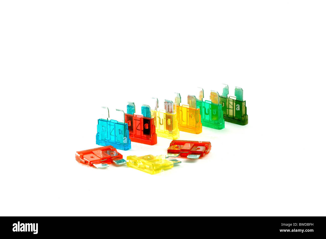 color car fuses Stock Photo