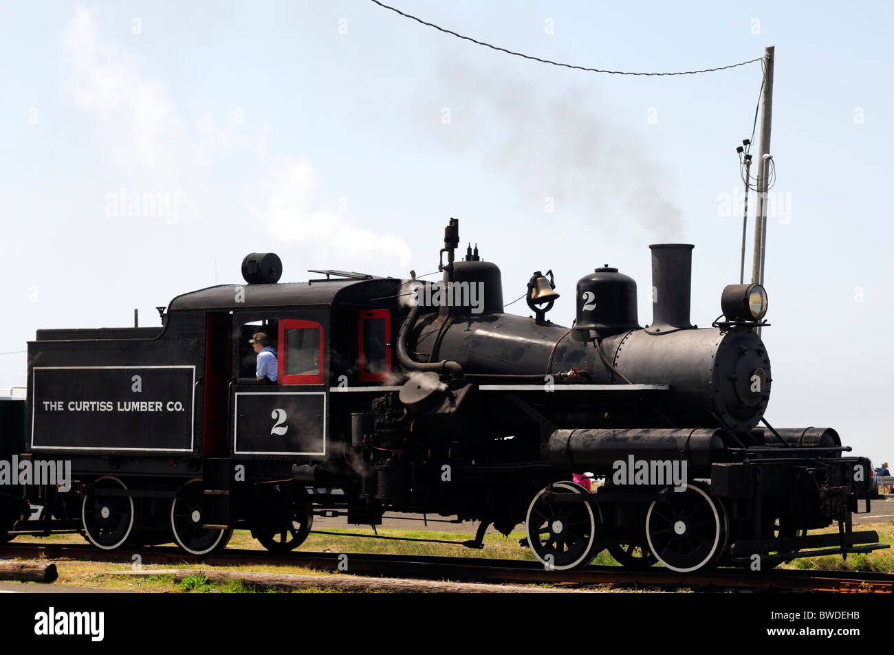 the curtiss lumber company 1910 Heisler Steam train