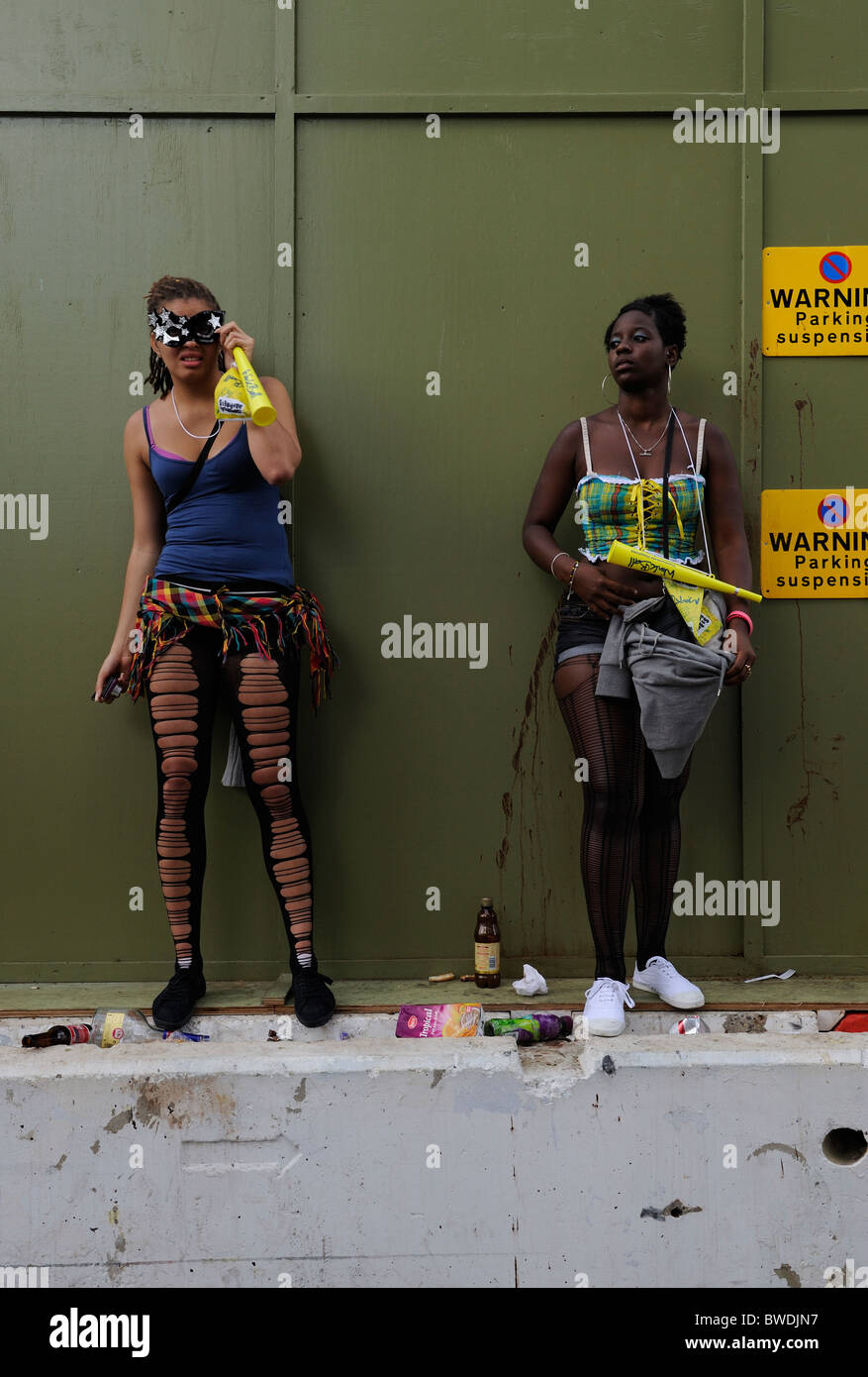 Carnival Revellers Stock Photo