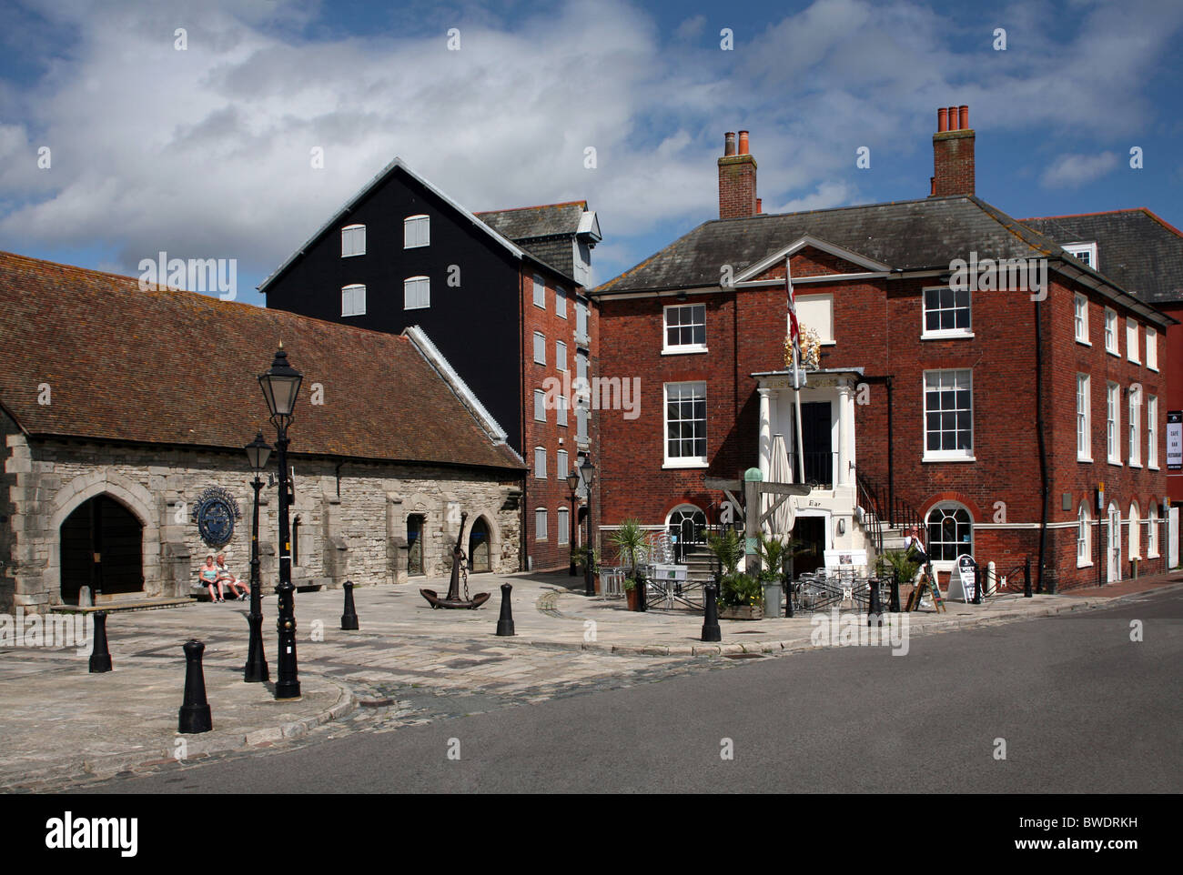 A view of Poole Custom House on the Quay Stock Photo