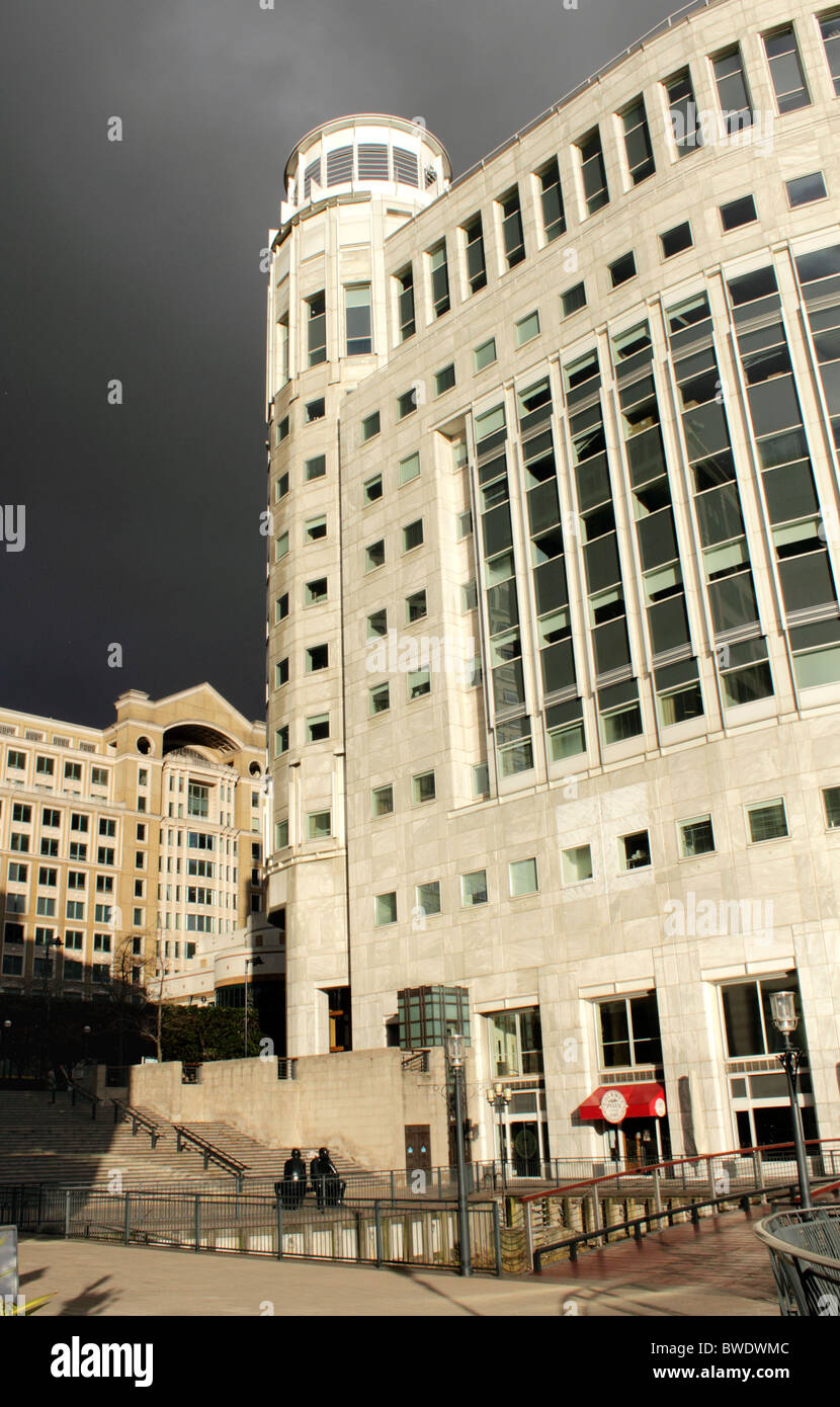 Building at Canary Wharf Docklands London Stock Photo - Alamy