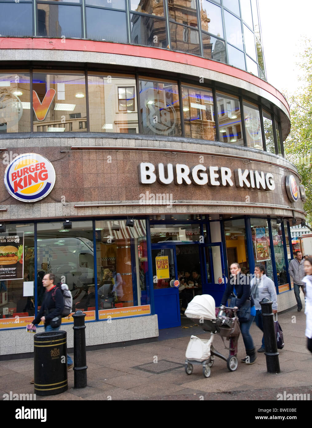 Burger King Leicester Square Stock Photo Alamy