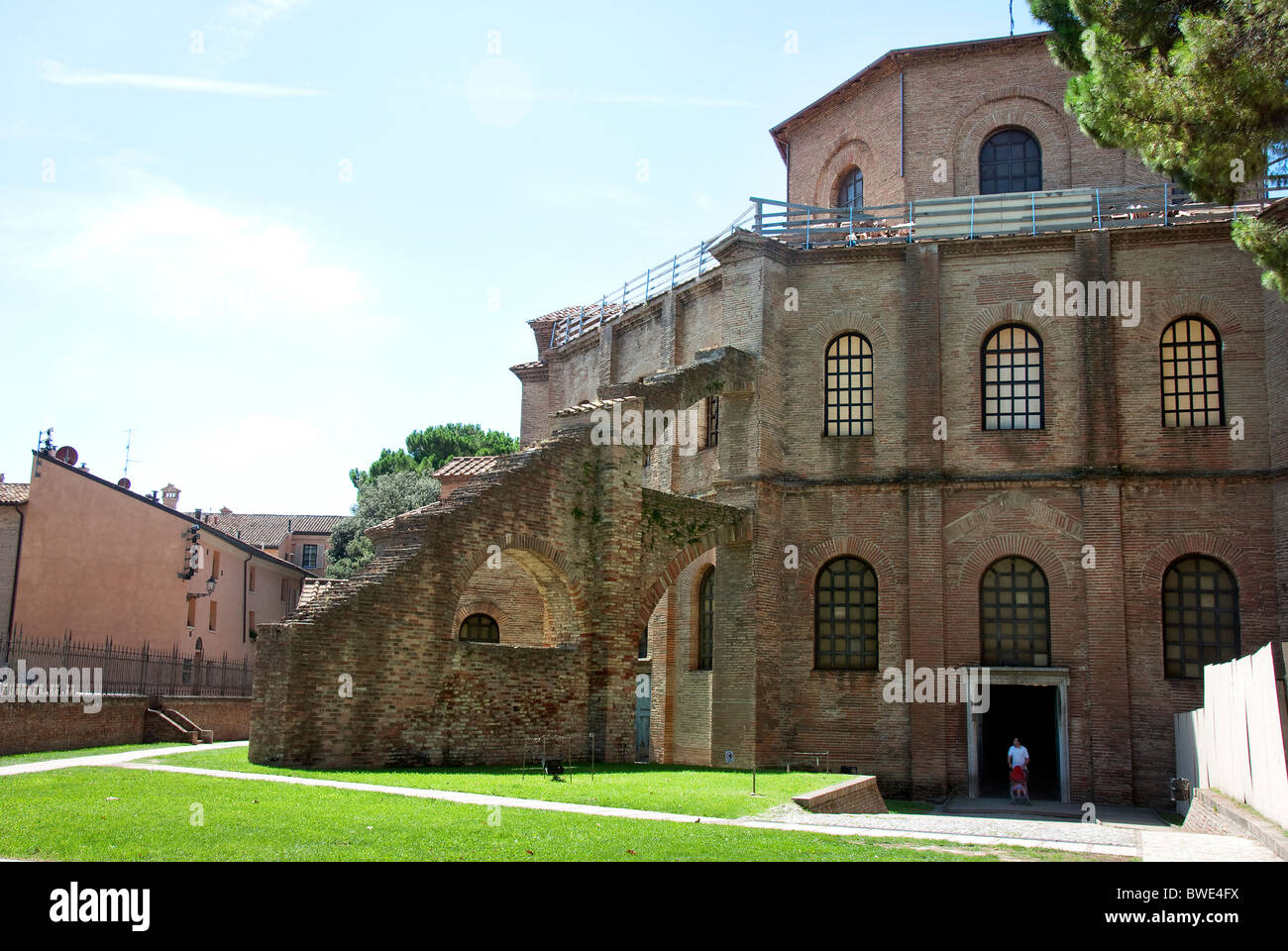 Basilica of San Vitale complex, Ravenna, Emiliga Romagna, Italy Stock Photo