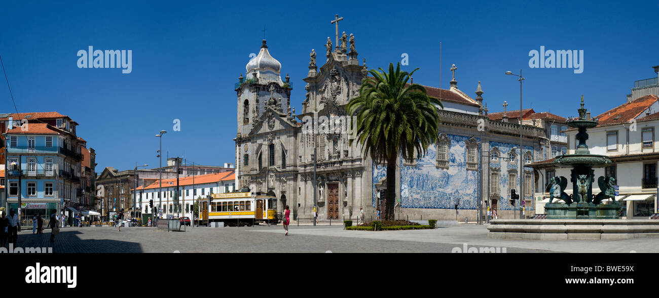 Portugal, Porto, the igreja dos Carmelitas church Stock Photo
