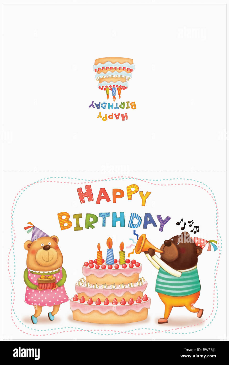 illustration of greeting cards Stock Photo Alamy