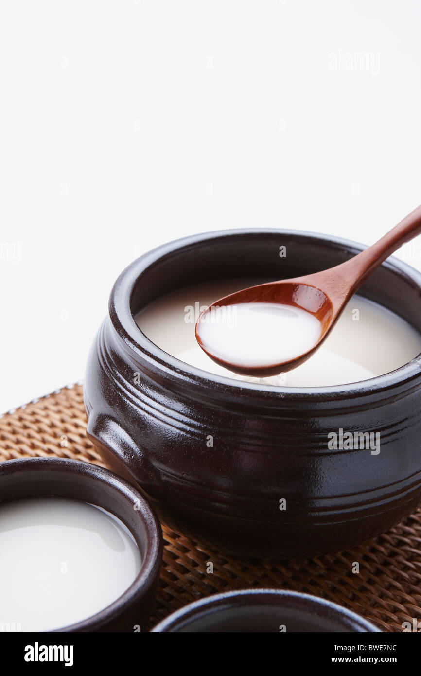 Korean traditional alcohol made from grain Stock Photo Alamy