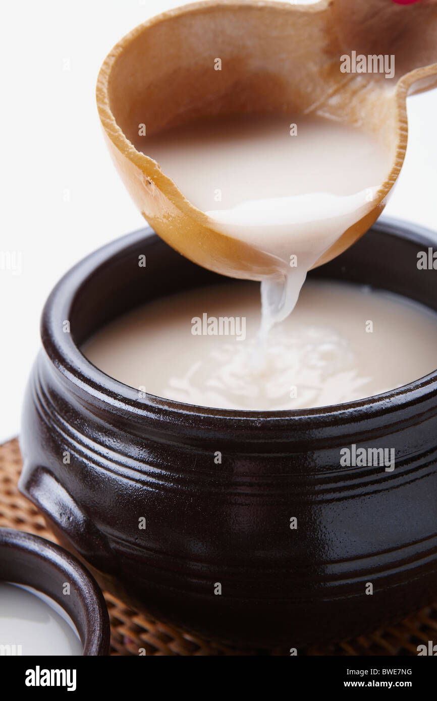 Korean traditional alcohol made from grain Stock Photo Alamy