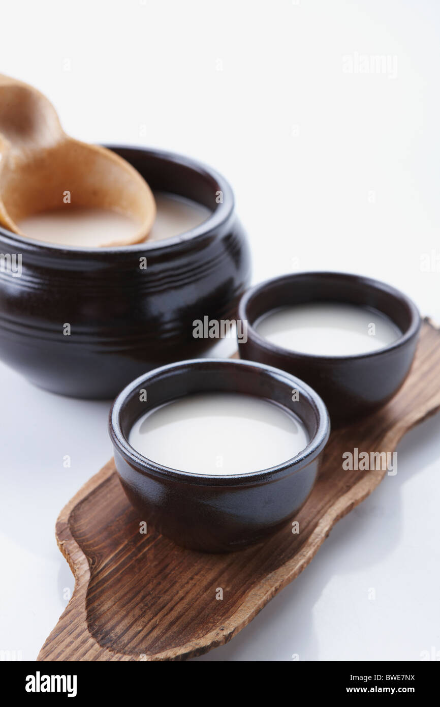 Korean traditional alcohol made from grain Stock Photo Alamy