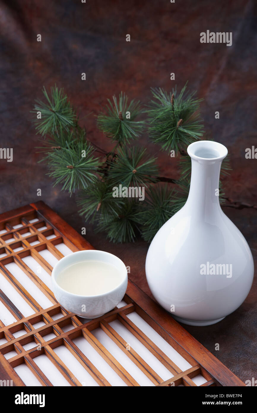 Korean traditional alcohol made from grain Stock Photo Alamy
