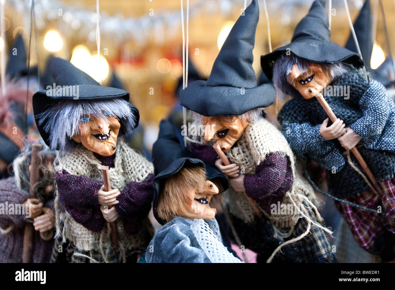 Epiphany puppets rags dolls Christmas decorations Italy in Navona