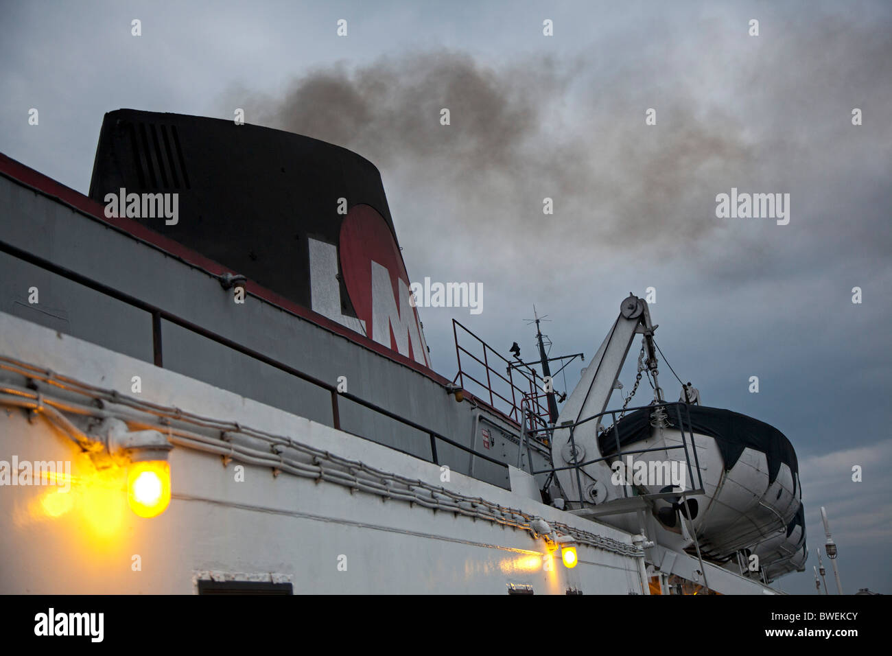 Lake Michigan Car Ferry Stock Photo Alamy