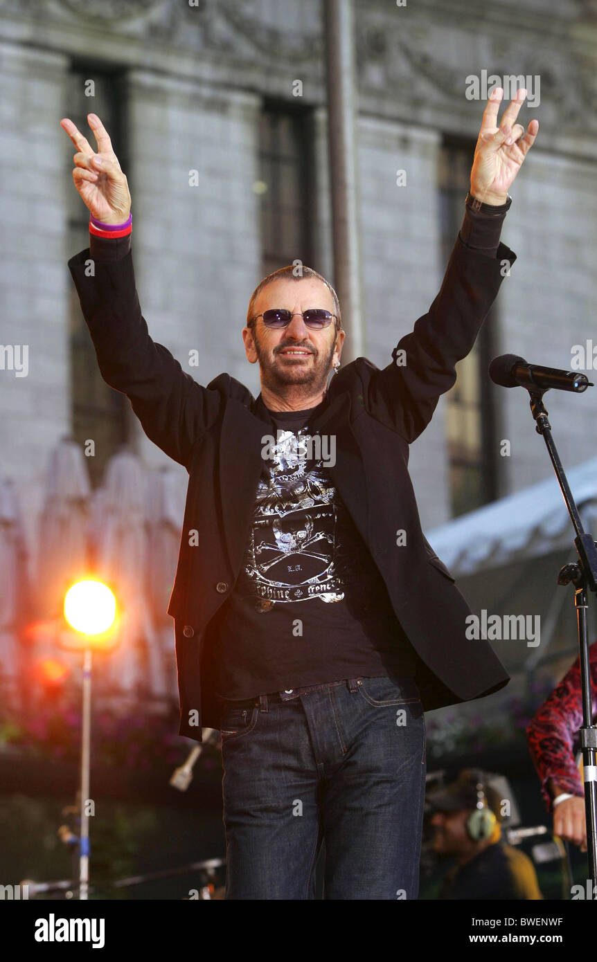 ABC Good Morning America Summer Concert with Ringo Starr Stock Photo