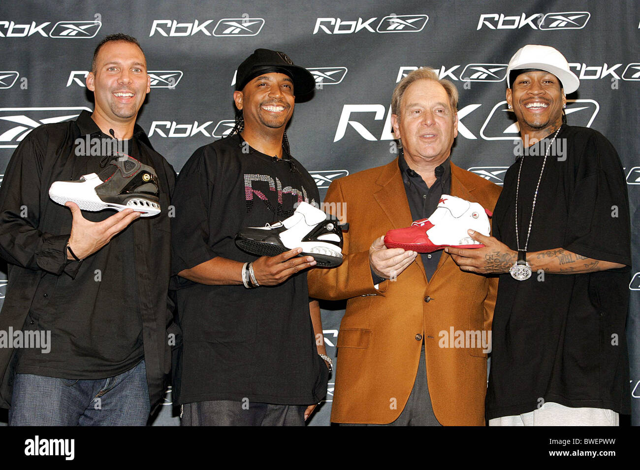 Rbk Allen Iverson Answer IX basketball shoe launch Stock Photo - Alamy