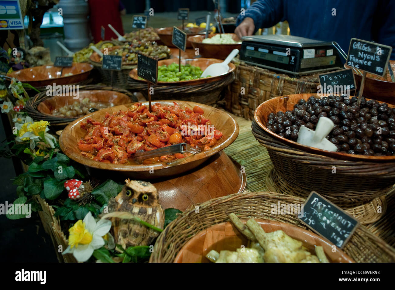 French Food Festival, Paris, France, Detail Display Stock Photo Alamy