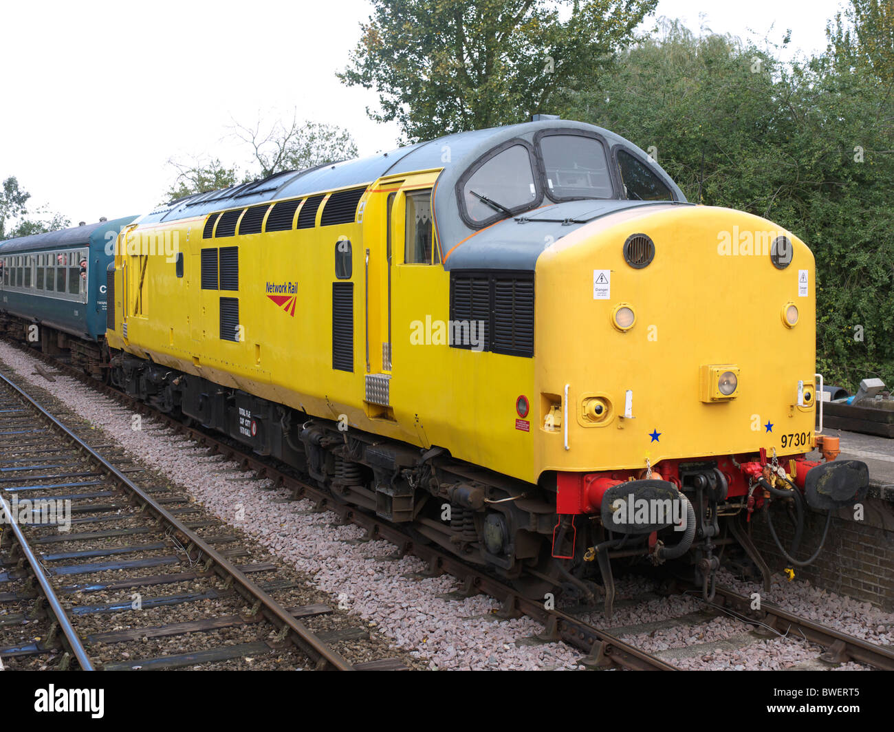 Network Rail Class 37 no197301 at the Mid Norfolk Railway 37 gala