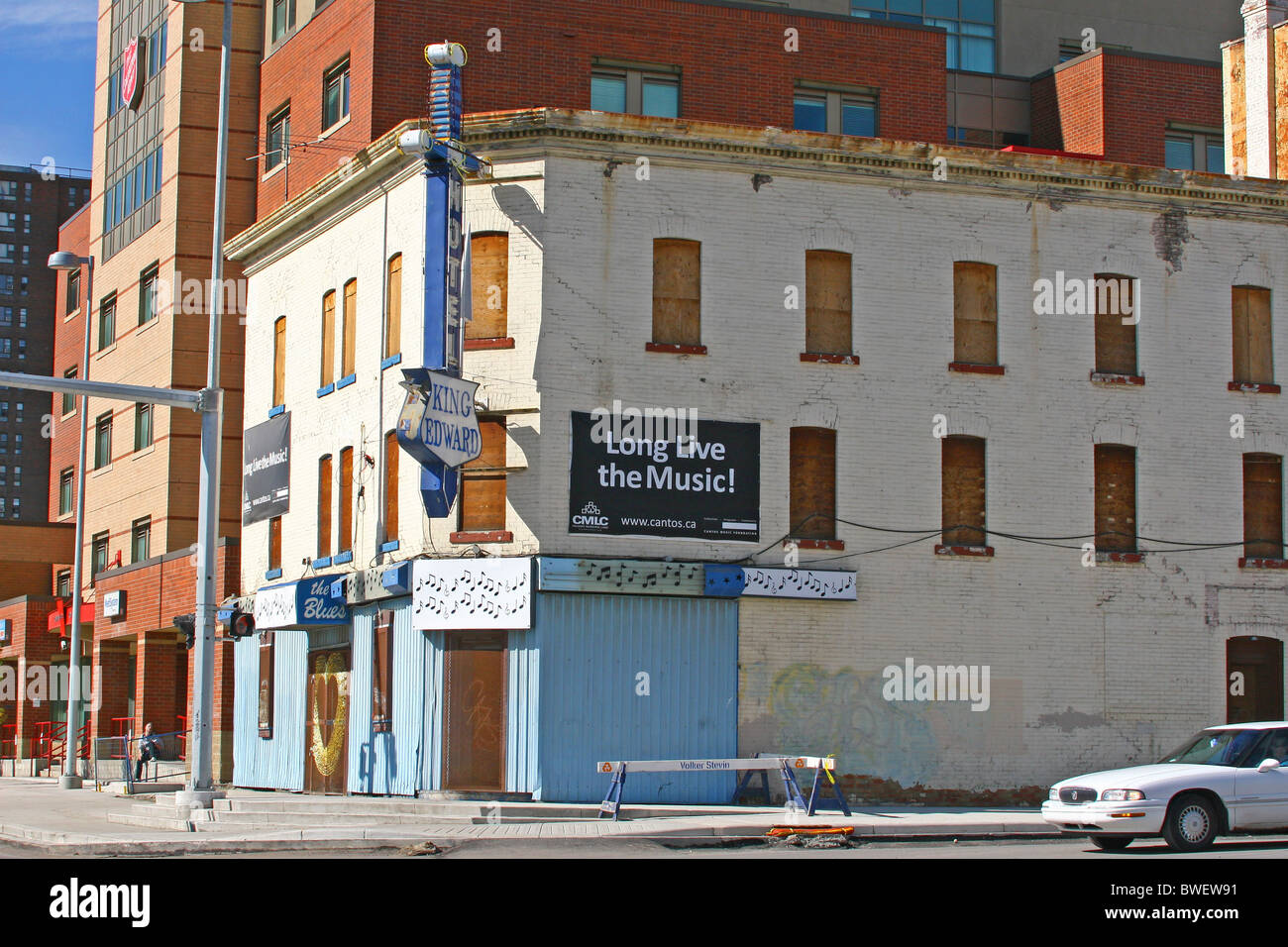 King Eddy hotel in downtown Calgary, Alberta, Canada Stock Photo