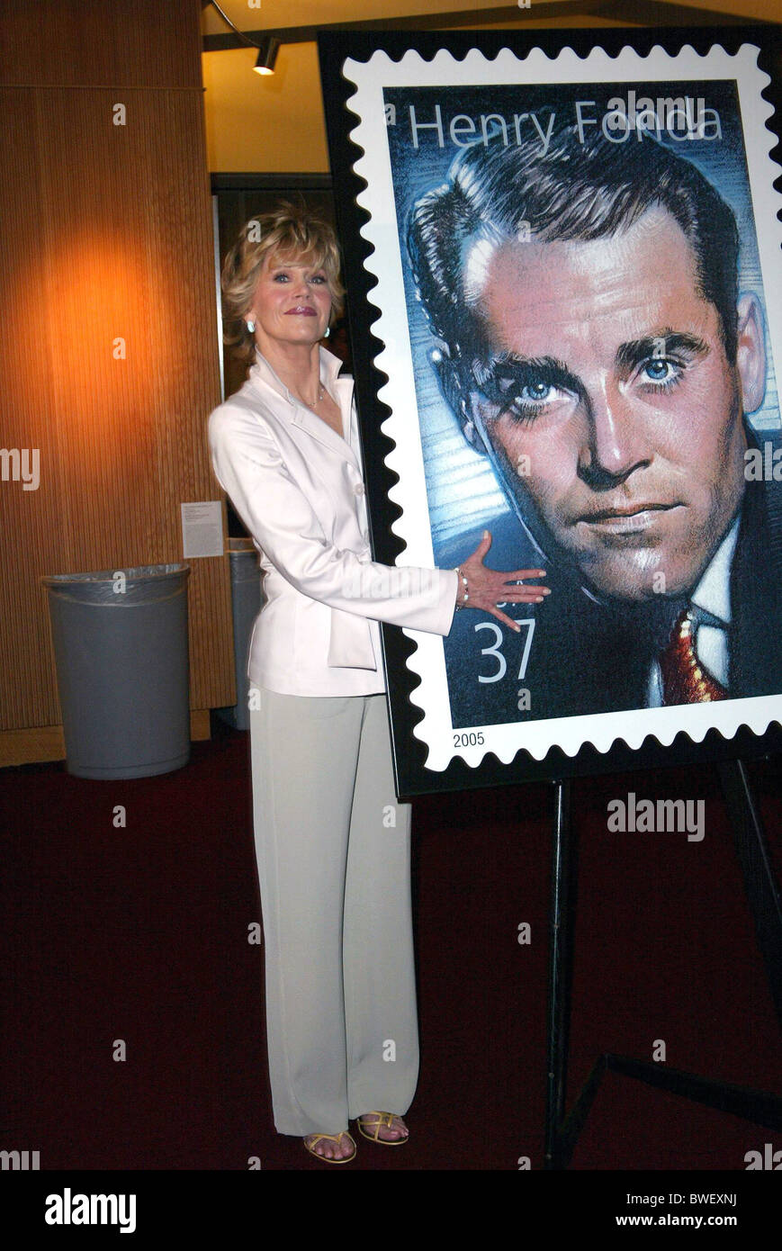 Henry Fonda Commemorative U.S. Postage Stamp Unveiling Stock Photo