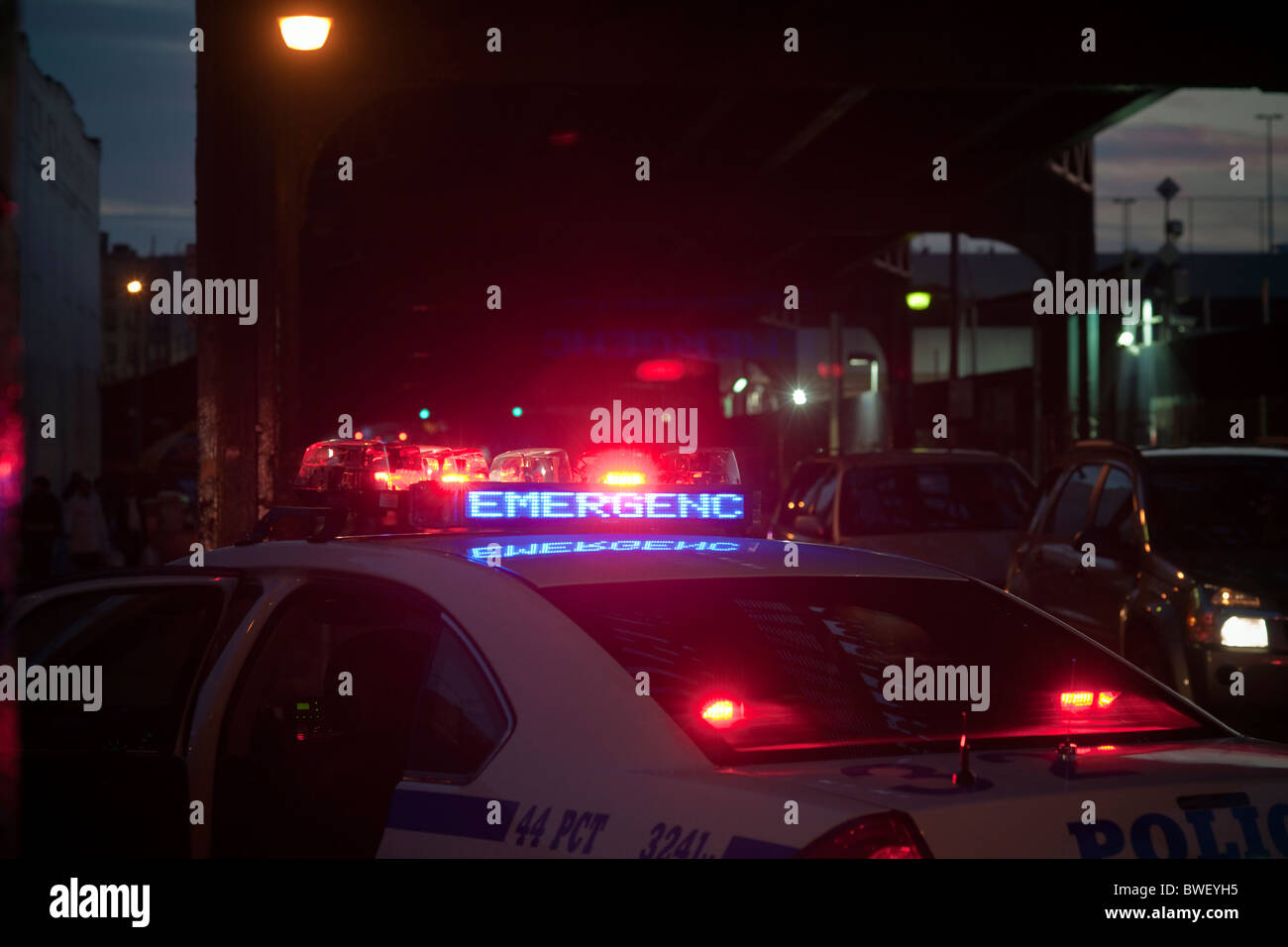 Nypd Police Car Lights Stock Photos & Nypd Police Car Lights Stock ...