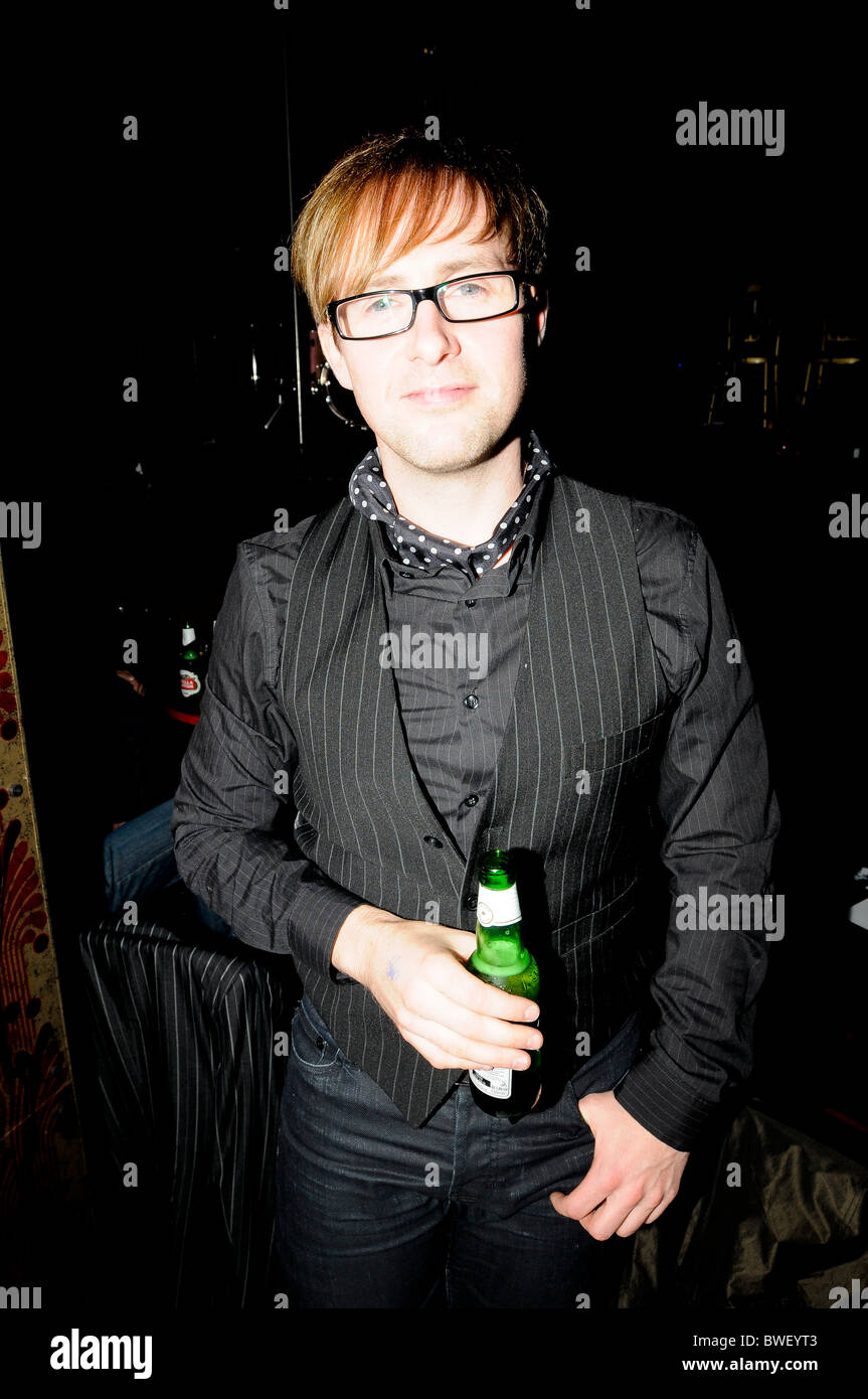 H (Ian Watkins) from the pop band Steps at a party at Madam JoJo's Stock Photo