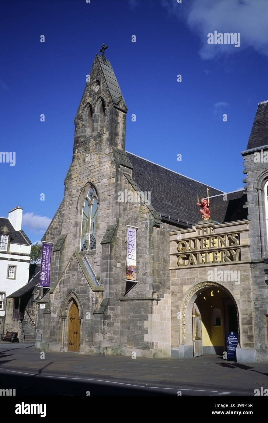 The Queen's Gallery Building at Holyrood, Edinburgh, Scotland Stock Photo Alamy