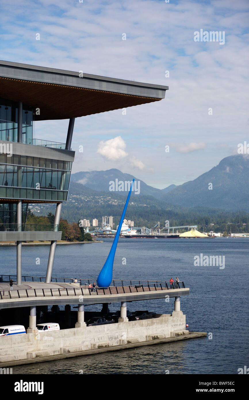 The Vancouver Convention Centre at Canada Place in Vancouver, British Columbia, Canada Stock Photo