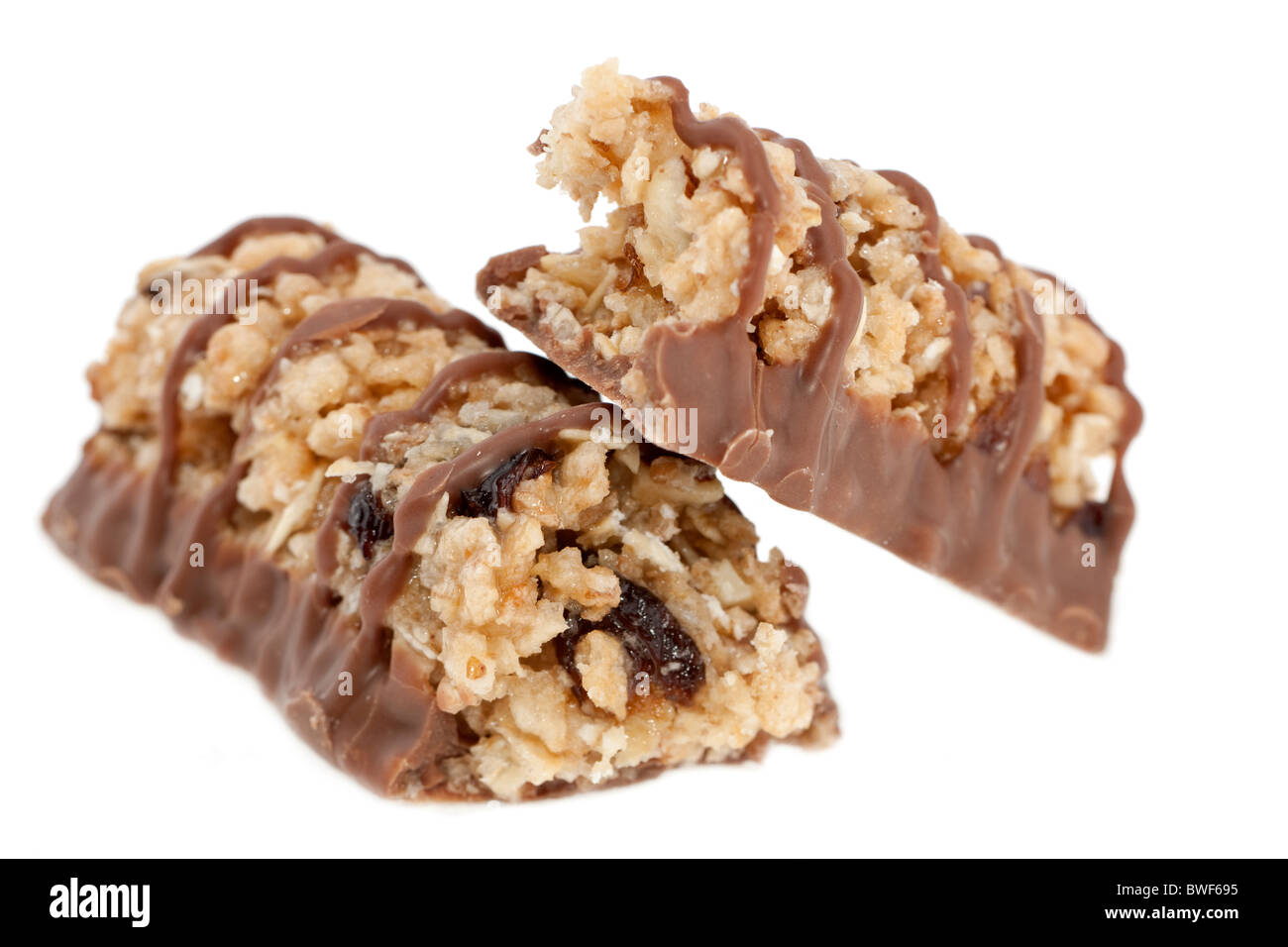 Alpen fruit and nut chocolate bar Stock Photo