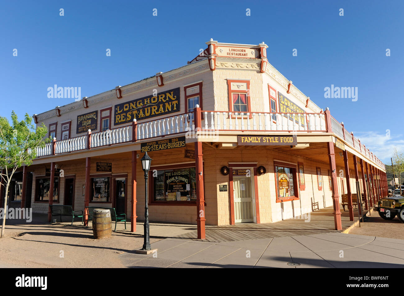 Longhorn Restaurant Tombstone Arizona Stock Photo Alamy