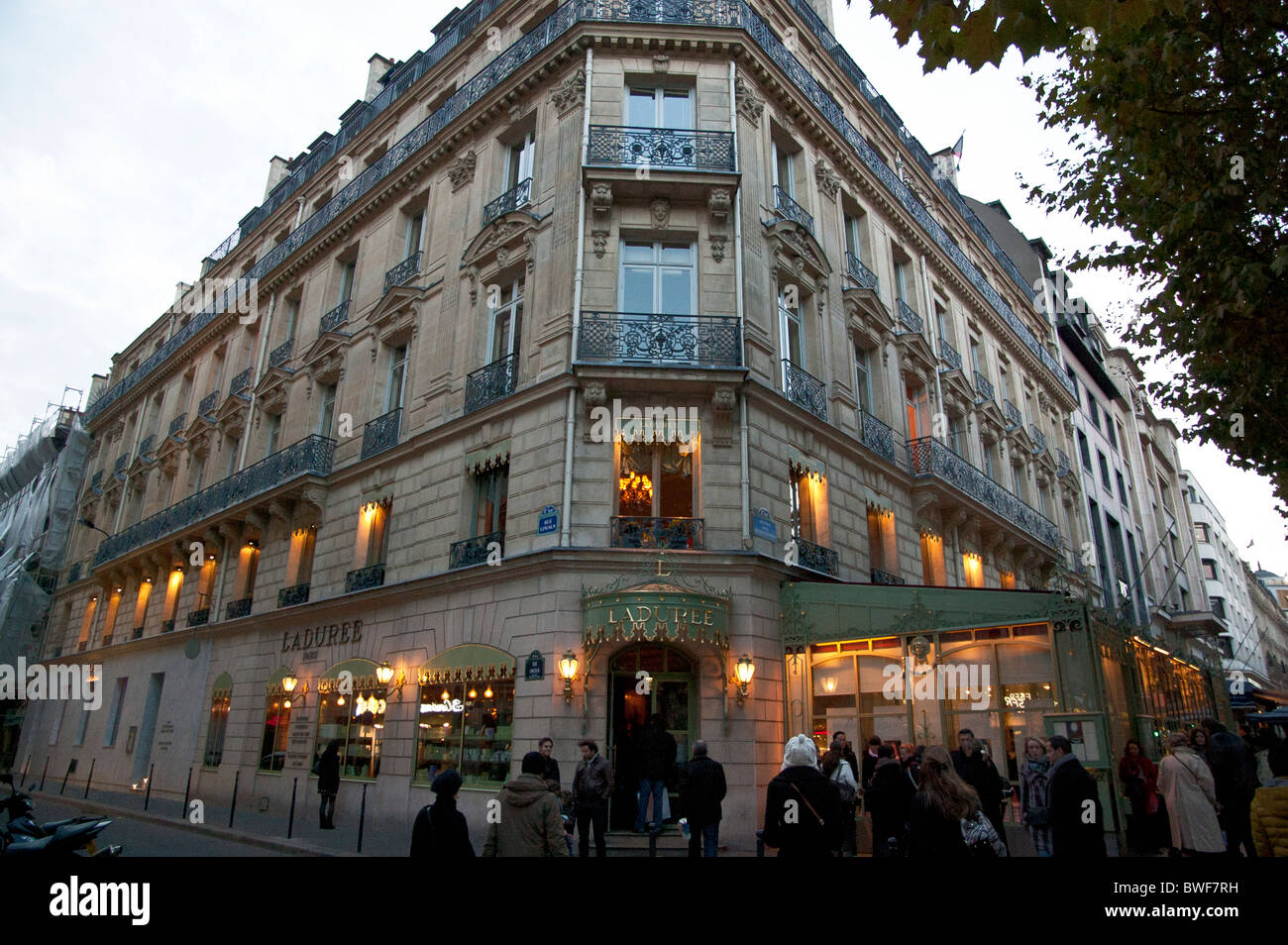 The Famous French Luxury Bakery And Sweets Shop La Duree On Champs Elysees  Avenue, Paris, France. Stock Photo, Picture and Royalty Free Image. Image  101633719.