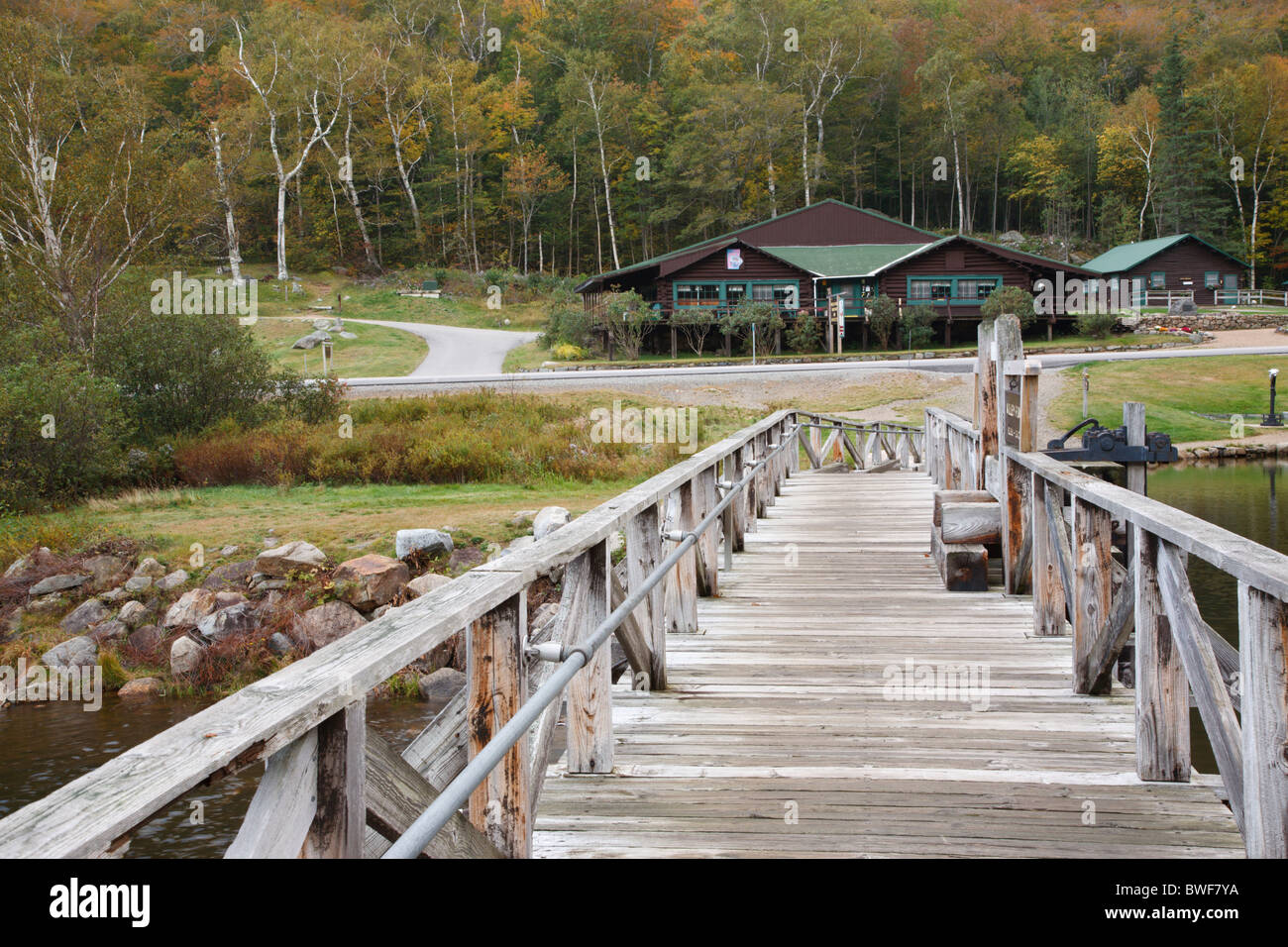 Crawford Notch State Park Willey House Historical Site in the White