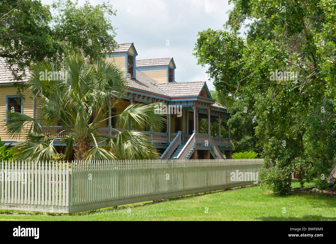 Louisiana, Vacherie, Laura Plantation, historic Creole sugarcane