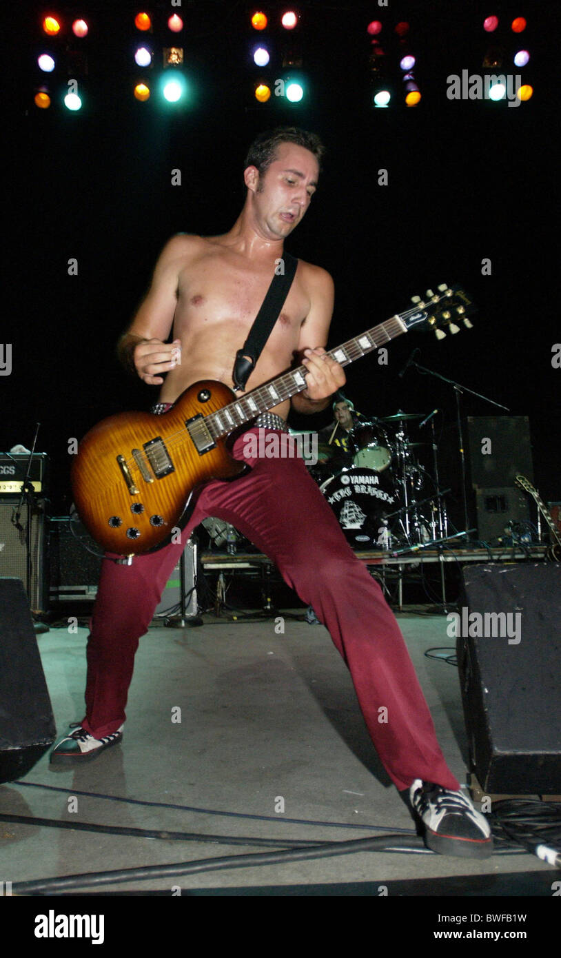 Flogging Molly with Briggs & Street Dogs in Concert Stock Photo Alamy