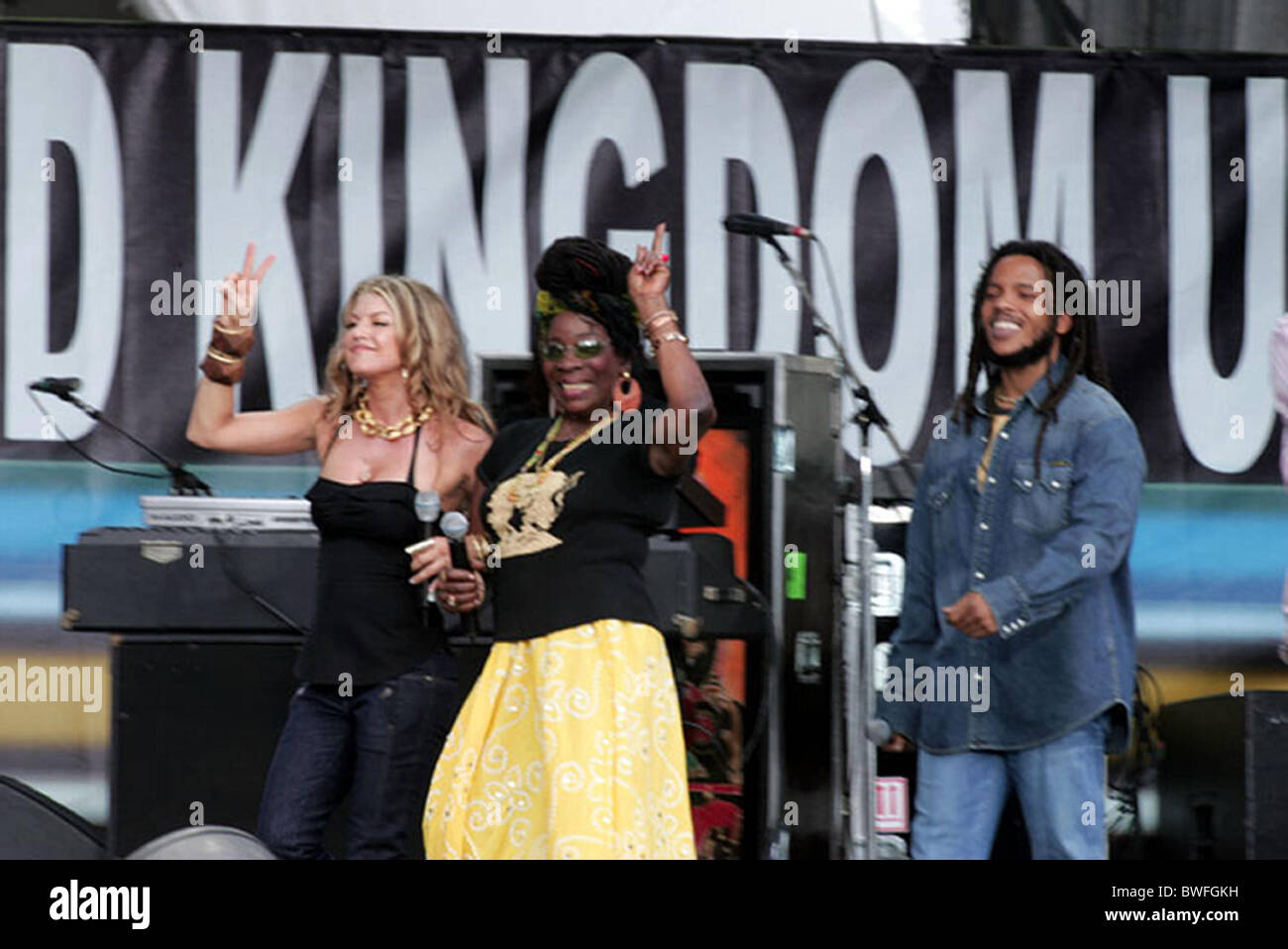 Live 8 Concert Stock Photo Alamy