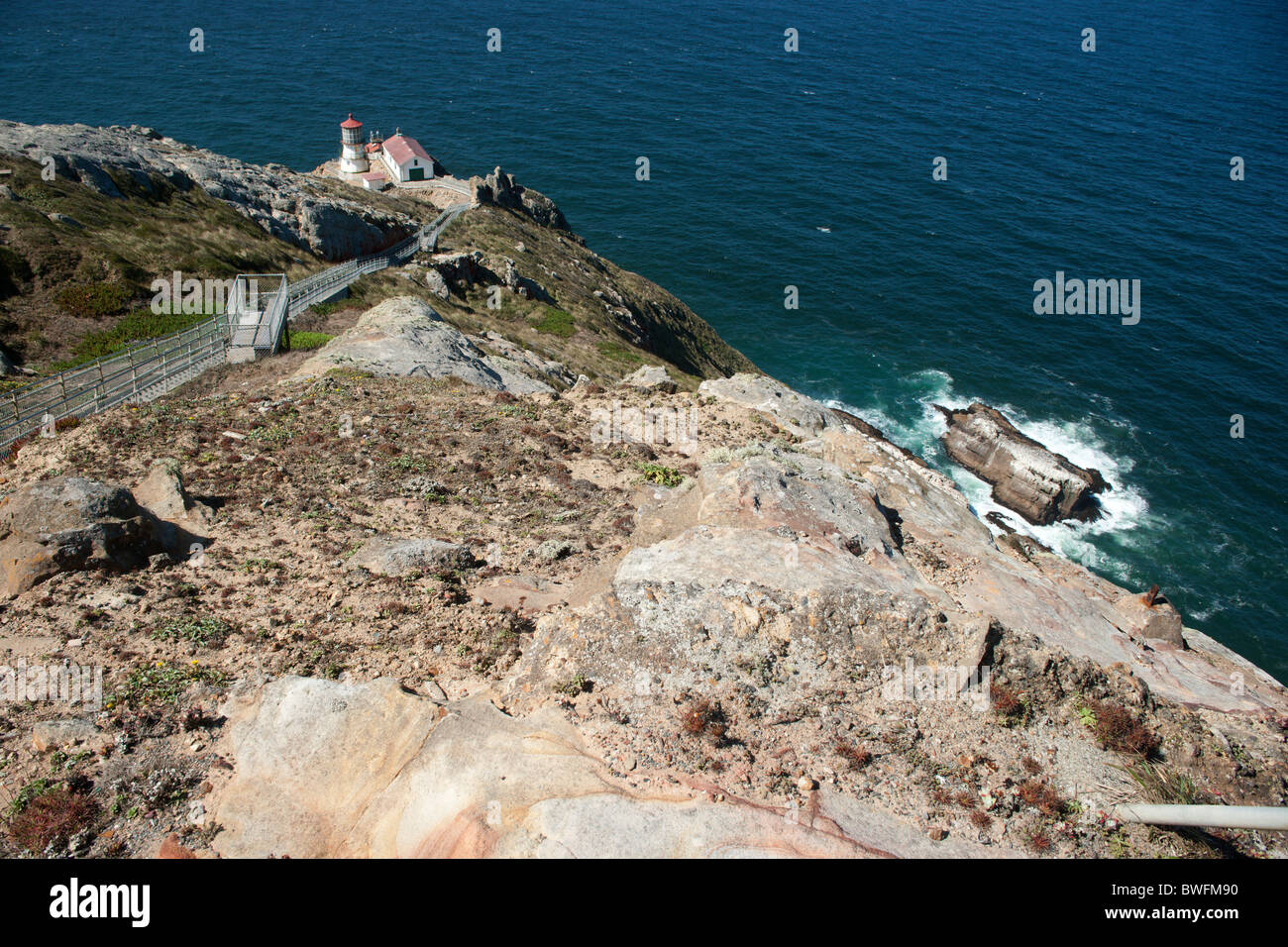 Point Reyes Lighthouse Stock Photo - Alamy