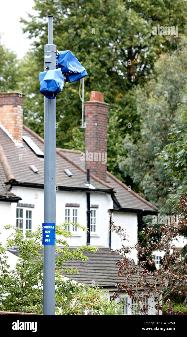 CCTV security cameras in Sparkbrook, Birmingham which were removed