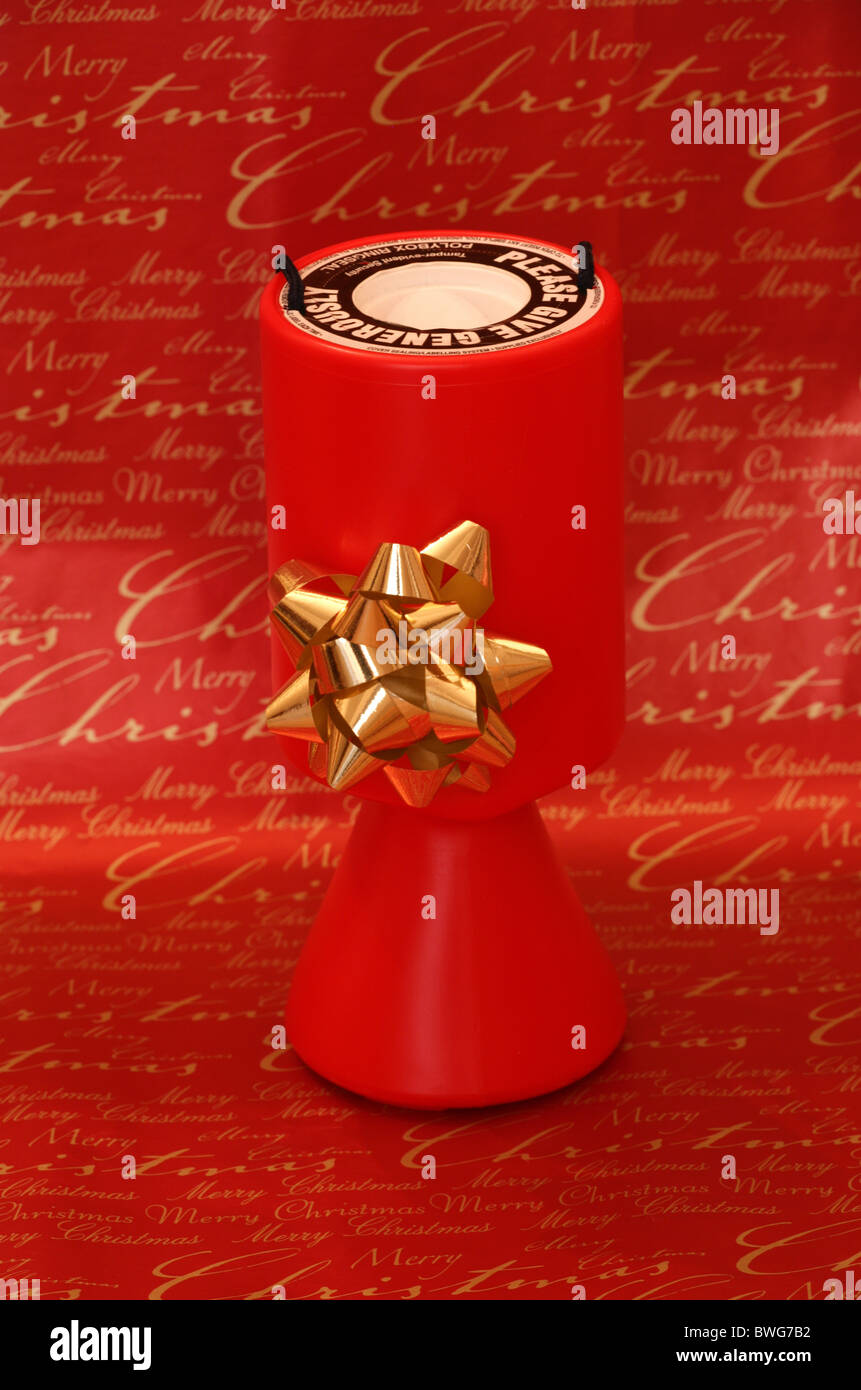 Christmas Charity donation collection box in studio Stock Photo - Alamy