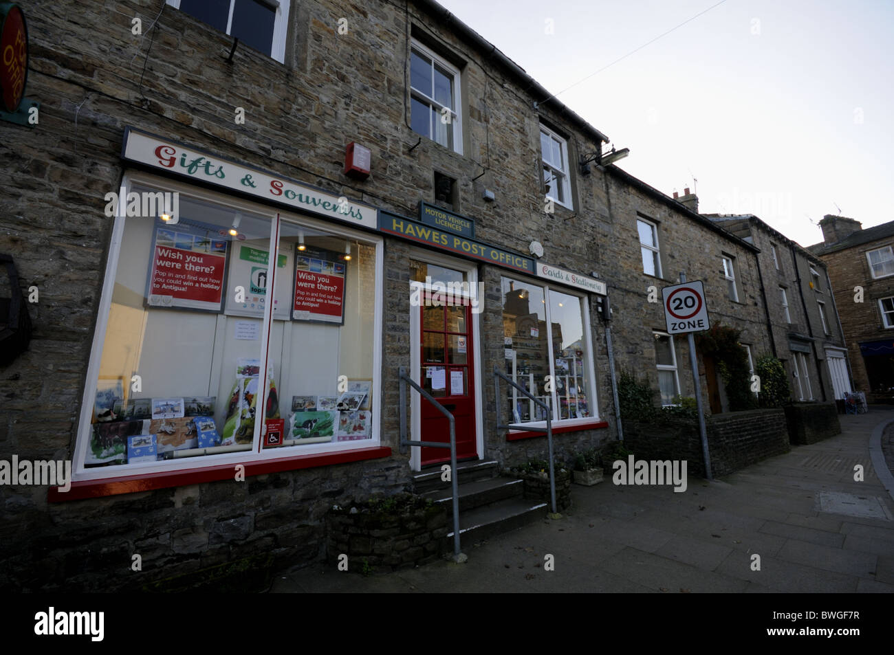 Hawes Post Office, Upper Wensleydale, Yorkshire Dales National Park Stock Photo Alamy