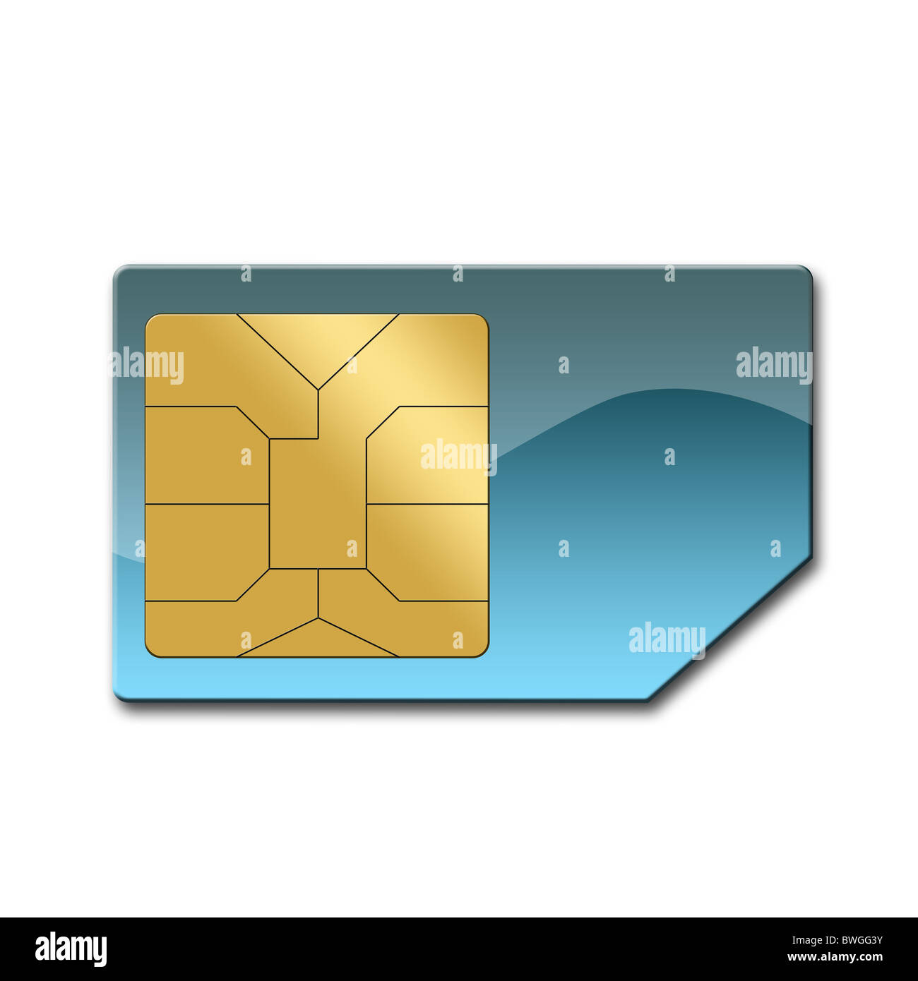 There is a sim card for mobile phone Stock Photo - Alamy