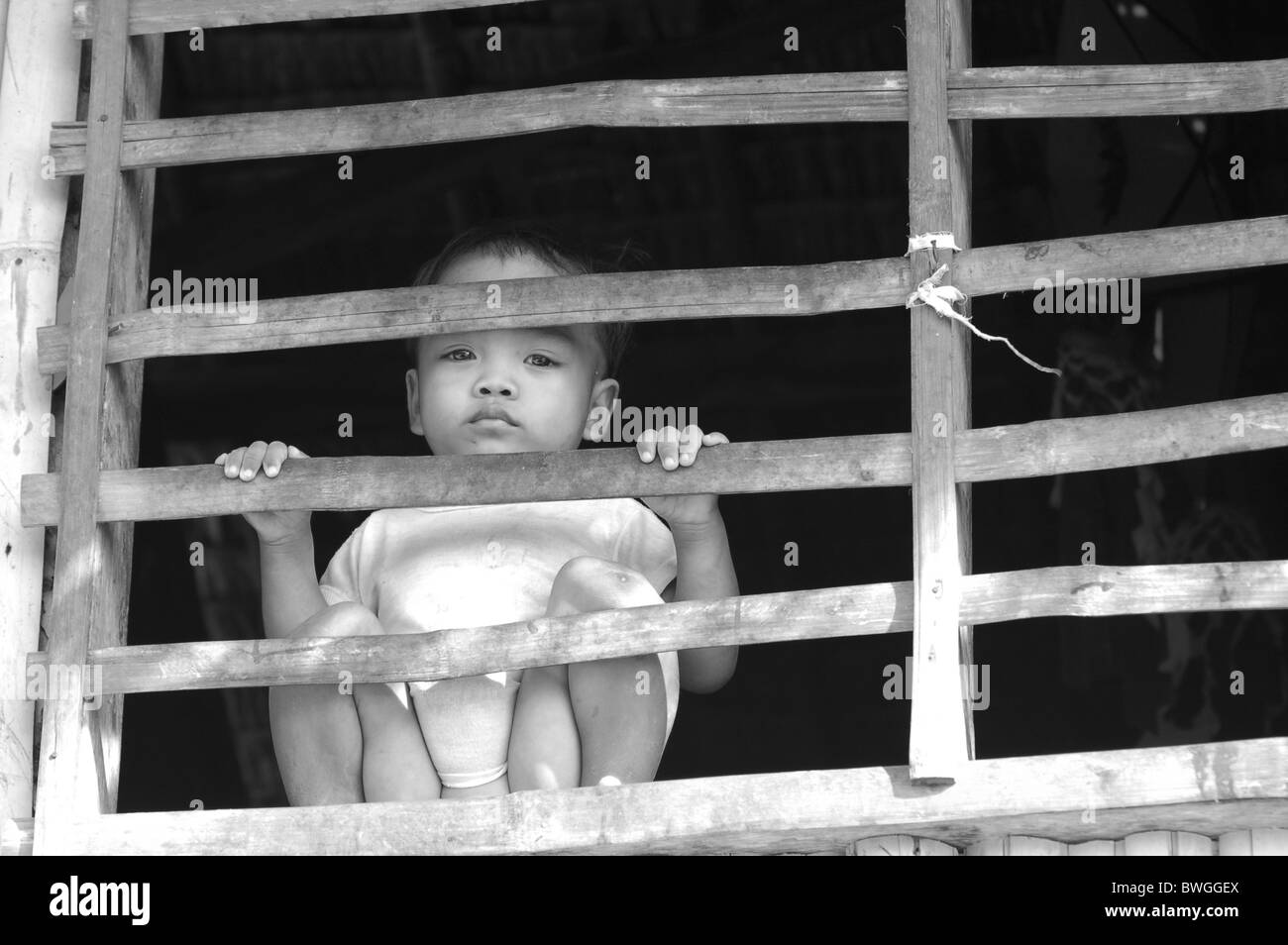 child poverty. Stock Photo