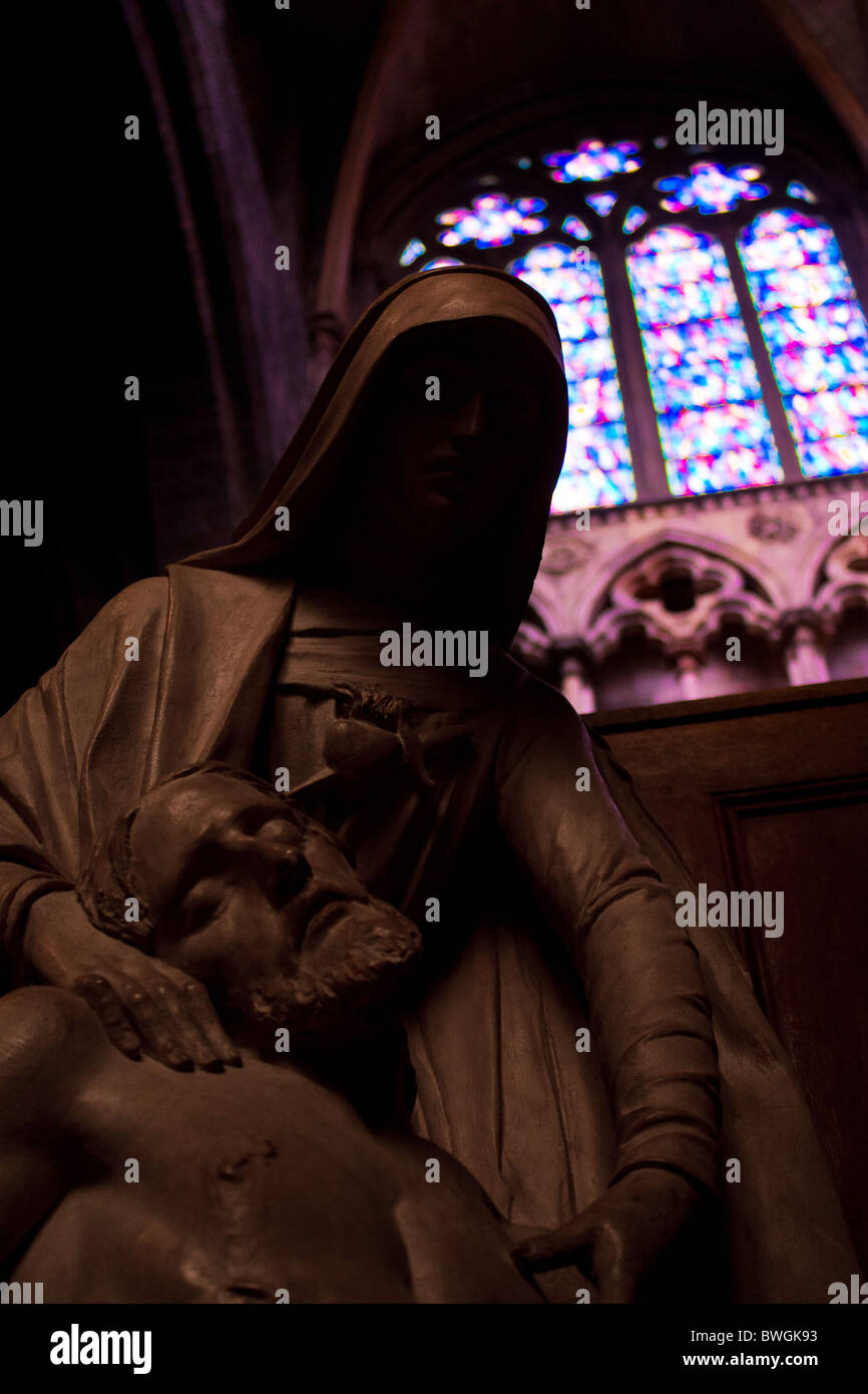 Statues in a church Stock Photo Alamy