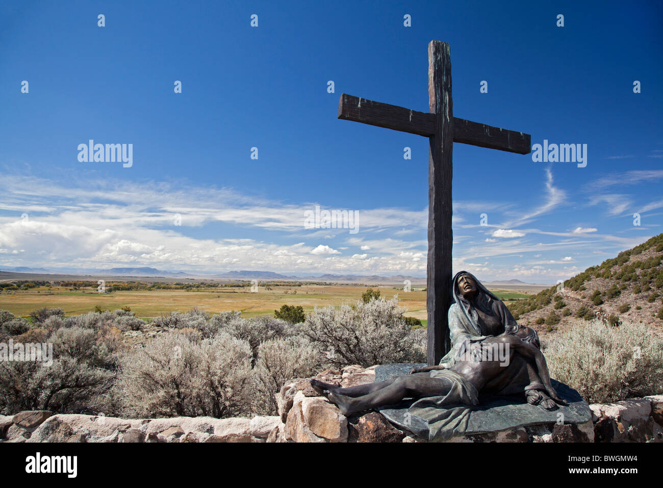 Shrine of the Stations of the Cross Stock Photo