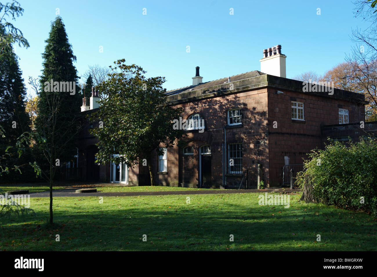 Calderstones House, Calderstones Park, Liverpool, England, UK Stock