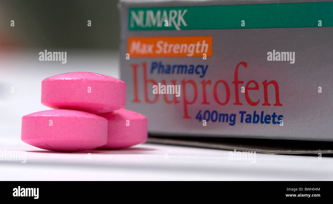 Generic image of Ibuprofen, pain relief tablets Stock Photo Alamy