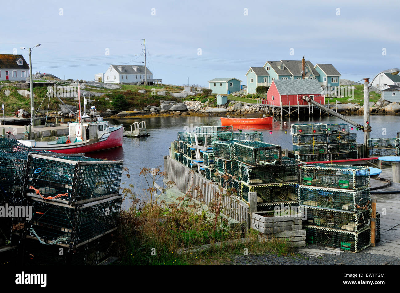 Peggy S Cove A Fishing Village In Nova Scotia Stock Photo Alamy