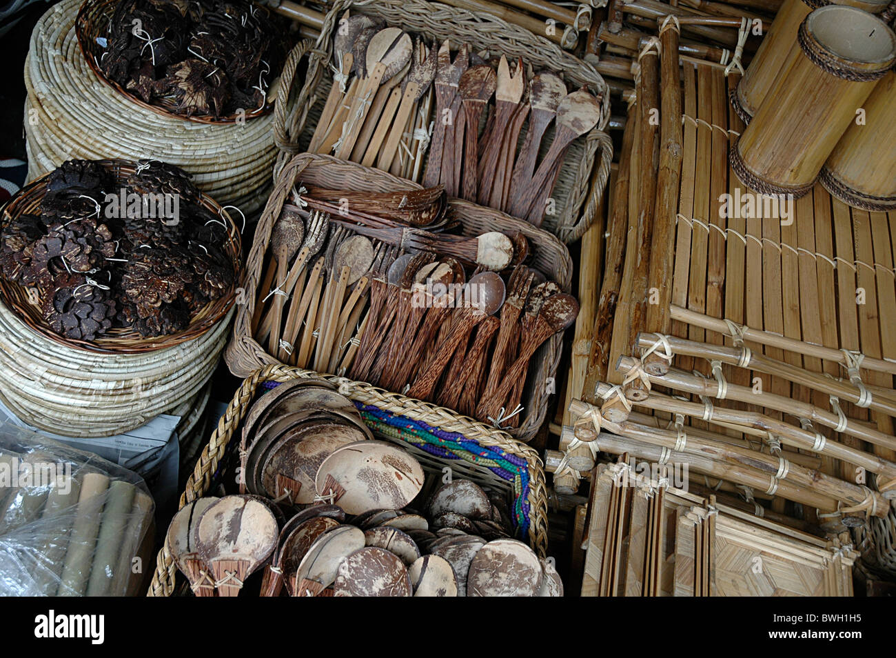 Eating utensils used for eating the Philippines Stock Photo Alamy
