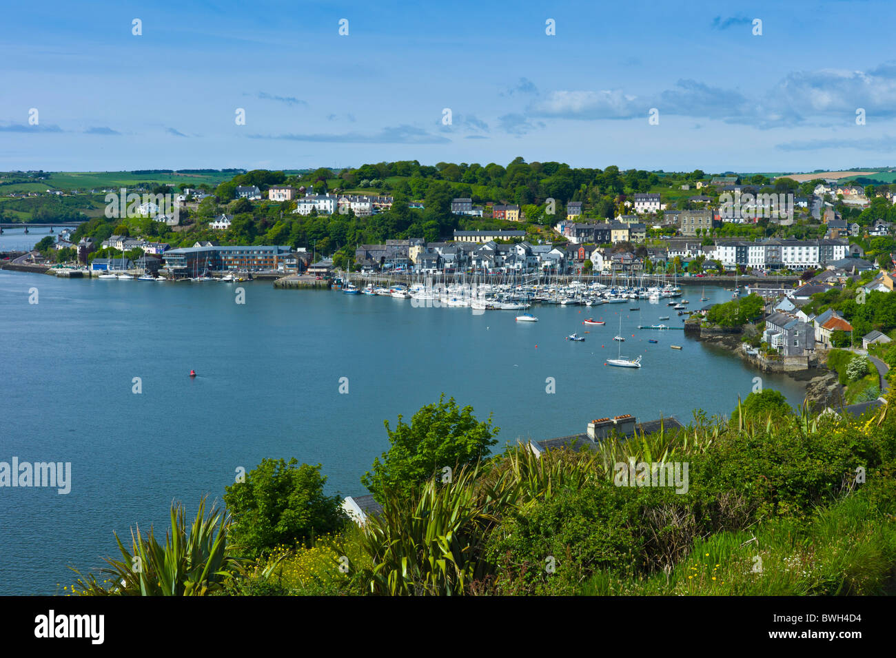 Popular tourist destination Kinsale harbour from Scilly, County Cork