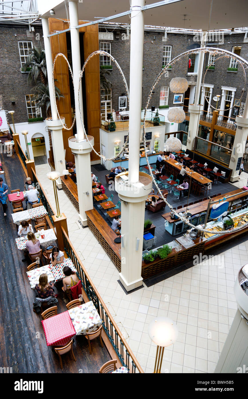 Ireland County Dublin City Powerscourt Centre restaurants with people