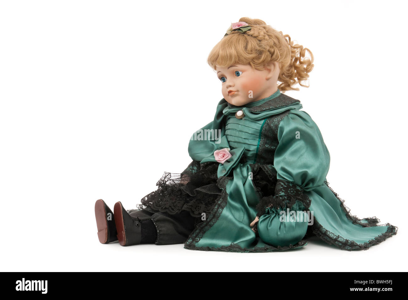 sitting porcelain dolls
