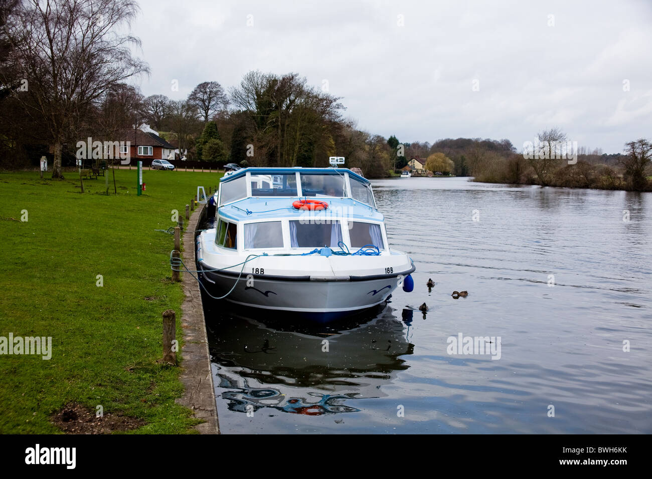 Broads Cruiser Stock Photo