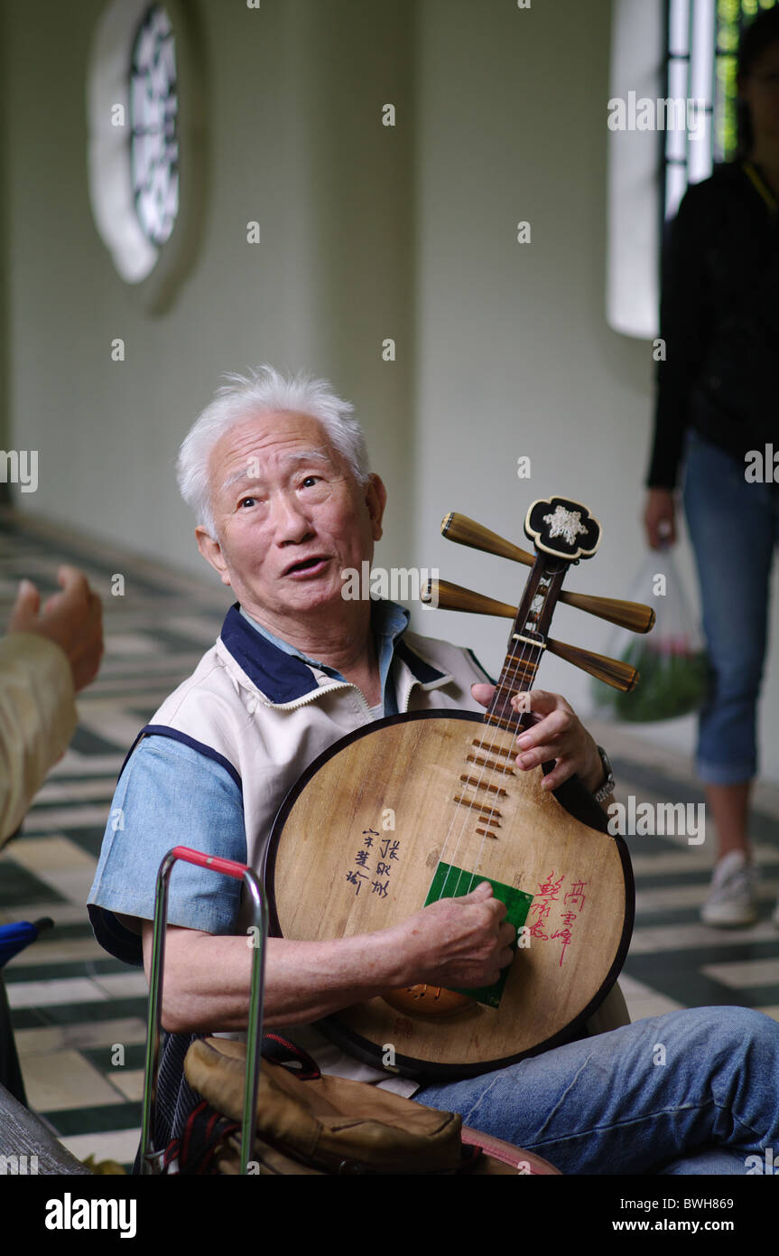 Musician, Taipei Stock Photo